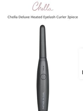 Chella Deluxe Heated Eyelash Curler - Black